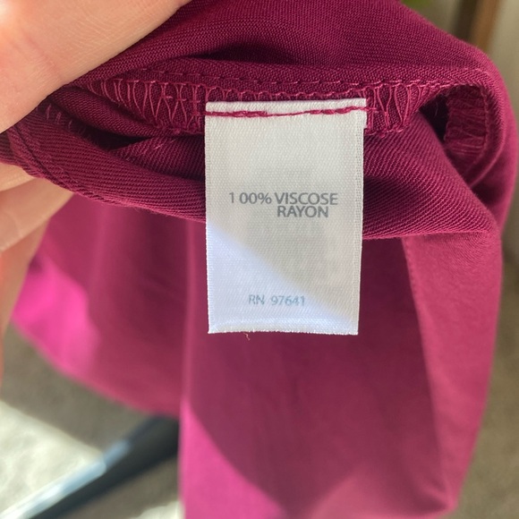 J.Jill size Large Winterberry button down long sleeveless shirt dress w/ pockets - Picture 10 of 10